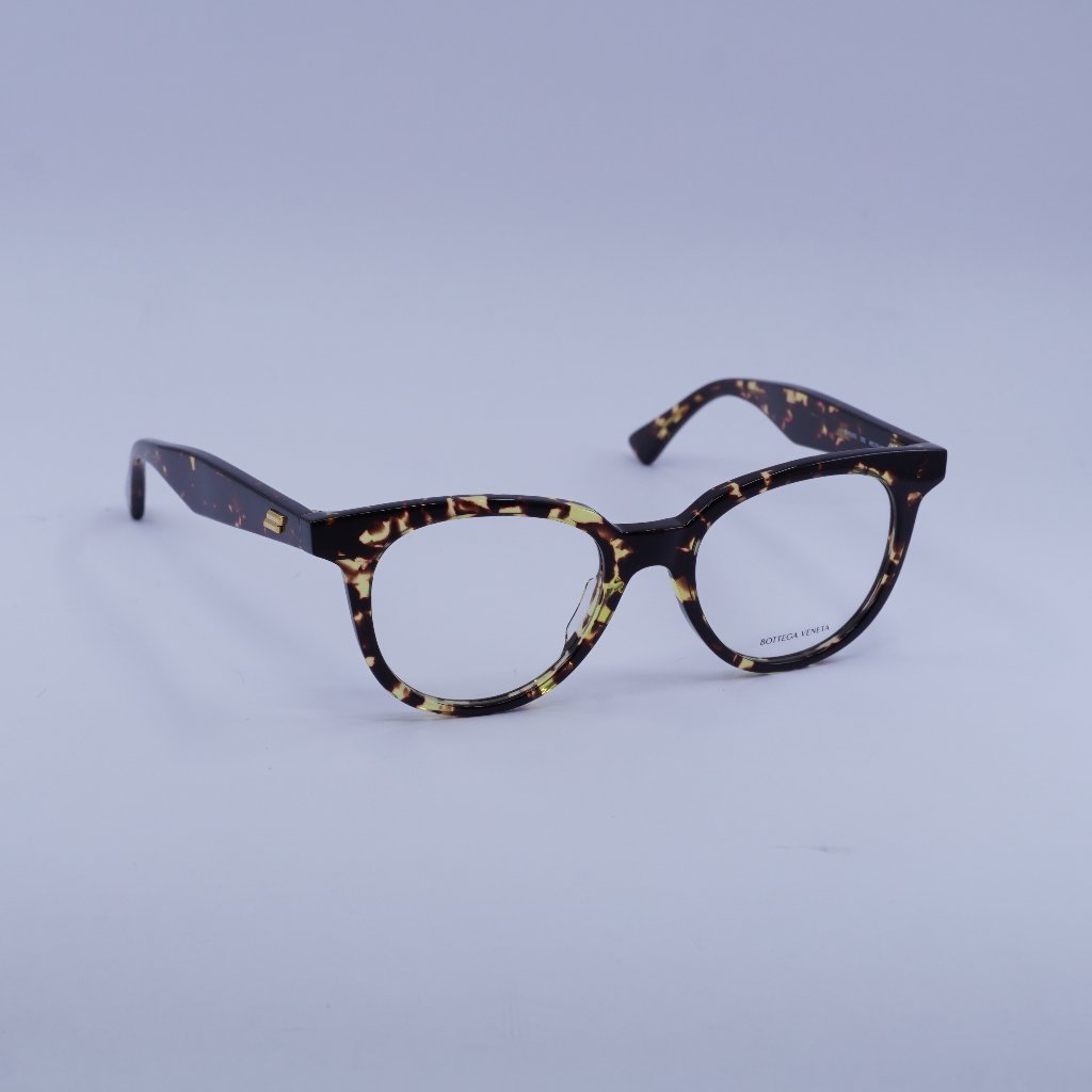 Bottega Veneta Bv1020o 002 Eyeglasses Havana 49mm Cat Eye Frame